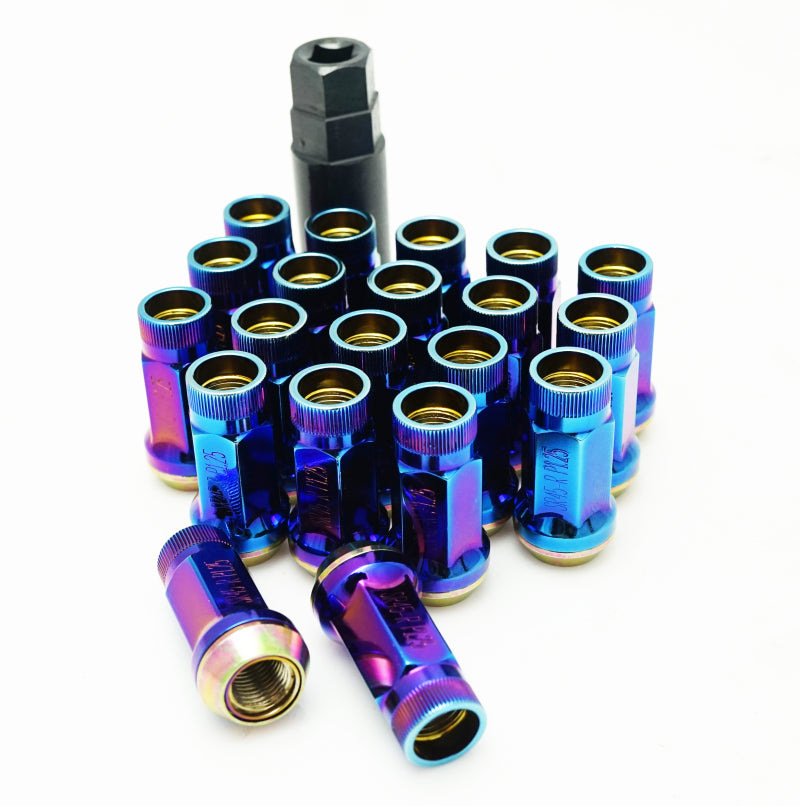 Wheel Mate Muteki SR45R Lug Nut Kit 12x1.25 - Burned Blue-thumbmail-1