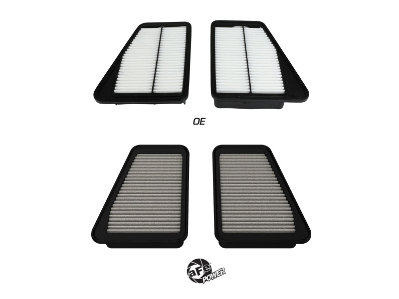 aFe 18-21 Kia Stinger V6-3.3L (tt) Magnum FLOW OE Replacement Air Filter w/ Pro DRY S Media-thumbmail-4