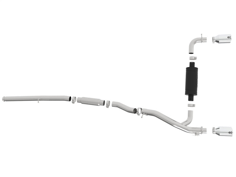 aFe Takeda 3in 304 SS Cat-Back Exhaust w/ Polished Tip 16-18 Ford Focus RS 2.3L (t)-thumbmail-5