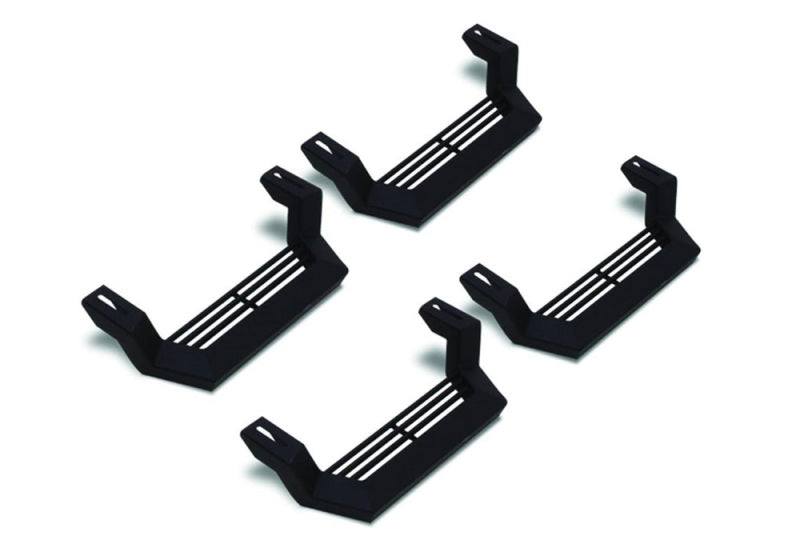 Rampage 1999-2019 Jeep Rock Rail Short Step Universal 4 Piece Set - Black-thumbmail-2
