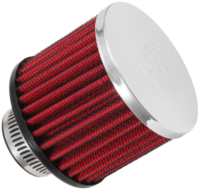 K&N 1.25in Flange ID x 3in OD x 2.5in H Rubber Base Crankcase Vent Filter-thumbmail-2