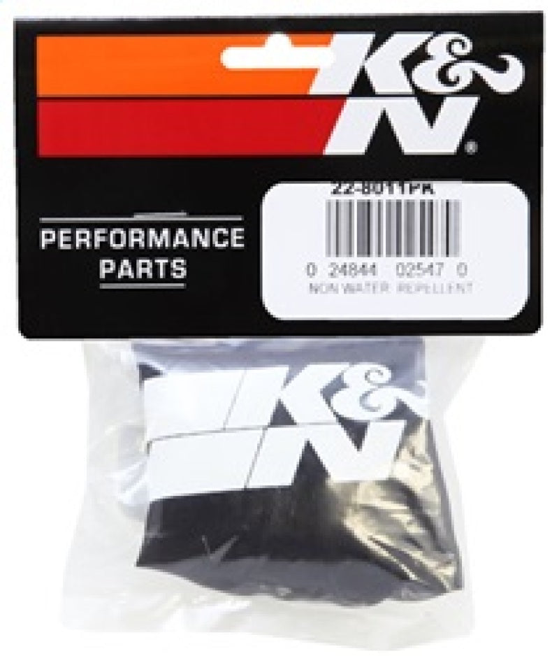 K&N Precharger Air Filter Wrap Black Universal 4in. Height 4in. Inside Diameter-thumbmail-3