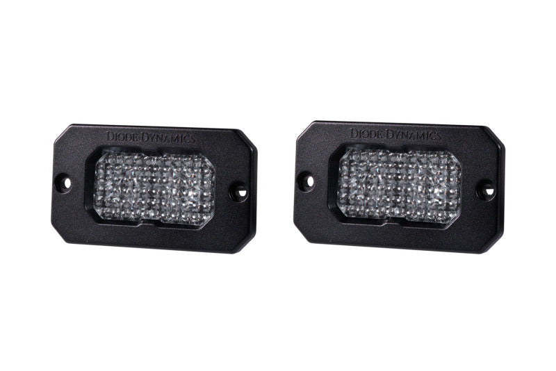 Diode Dynamics Stage Series 2 In LED Pod Pro - White Flood Flush RBL (Pair)-thumbmail-1