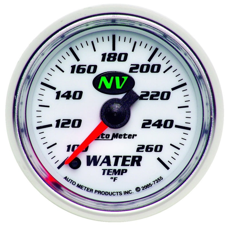 Autometer NV 2-1/16in 100-260 Deg F Stepper Motor Water Temp Gauge-thumbmail-1