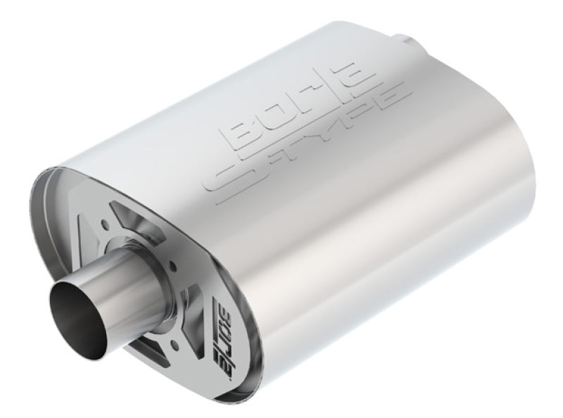 Borla CrateMuffler Ford Coyote 5.0L S-Type 2.5in Offset/Center 12inx6inx10.34in Muffler-thumbmail-2