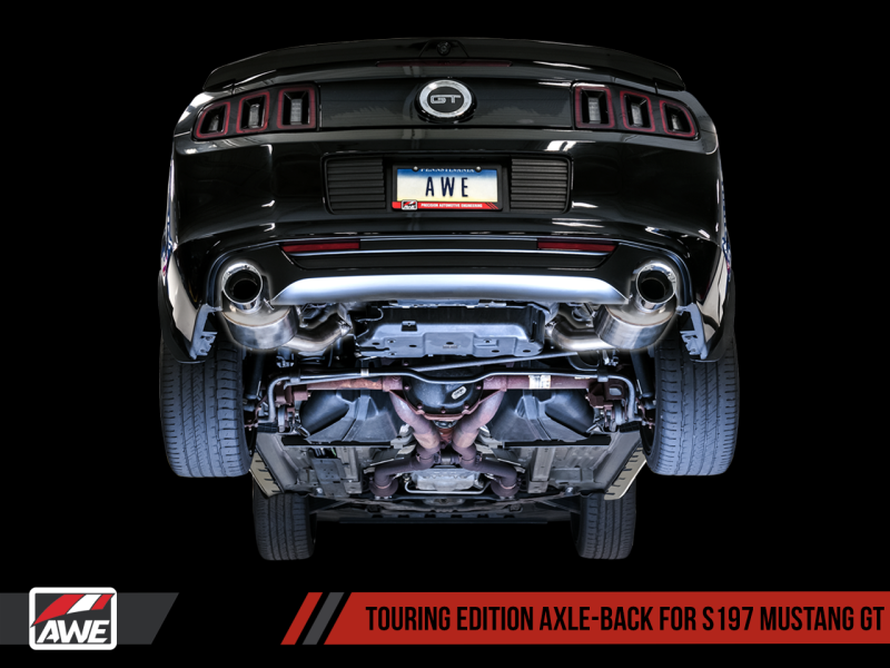 AWE Tuning S197 Mustang GT Axle-back Exhaust - Touring Edition (Chrome Silver Tips)-thumbmail-8