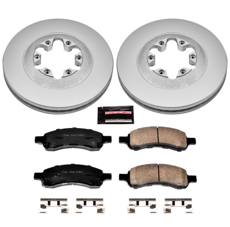 Power Stop 09-12 Chevrolet Colorado Front Z17 Evolution Geomet Coated Brake Kit-thumbmail-1