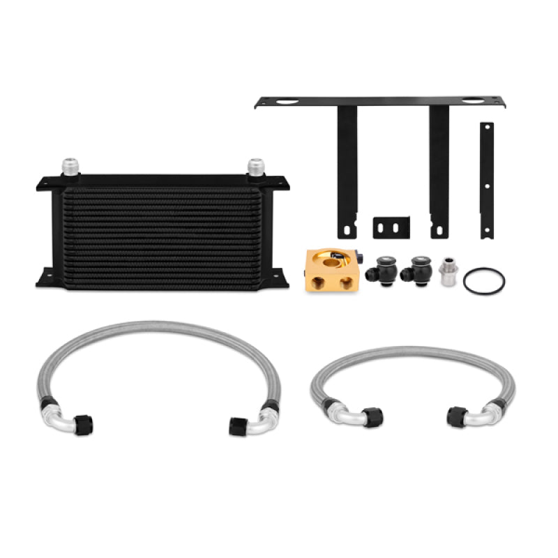 Mishimoto 10-12 Hyundai Genesis Coupe 2.0T Thermostatic Oil Cooler Kit - Black-thumbmail-2
