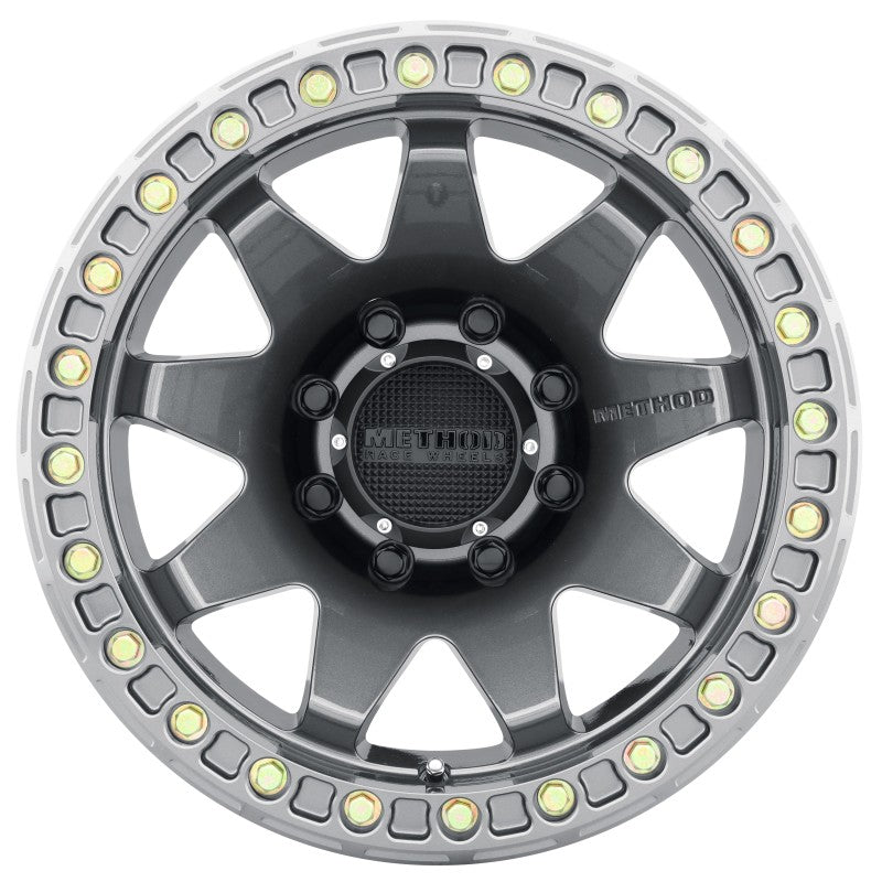 Method MR108 17x9 -44mm Offset 8x6.5 130.81mm CB Gloss Titanium w/BH-H24125-38 Wheel-thumbmail-2