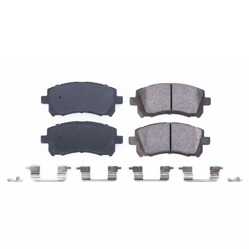 Power Stop 98-02 Subaru Forester Front Z17 Evolution Ceramic Brake Pads w/Hardware-thumbmail-1