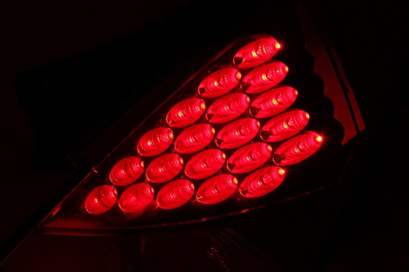 ANZO 2003-2005 Nissan 350Z LED Taillights Red-thumbmail-4
