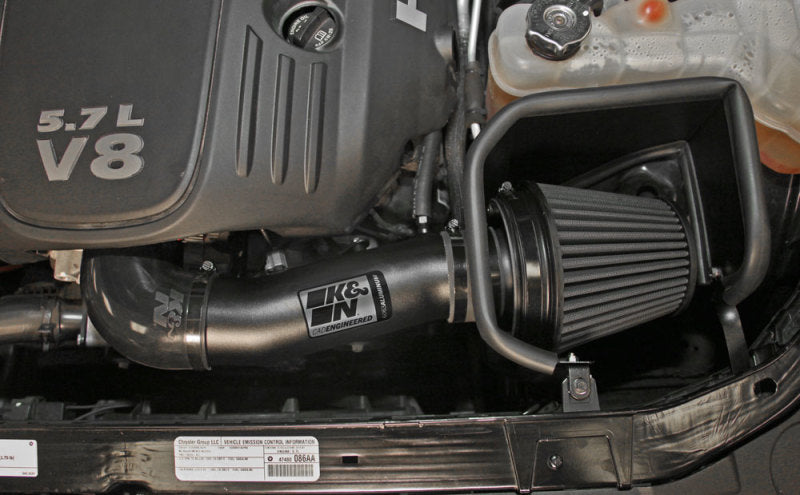 K&N Dodge/Chrysler 5.7/6.1L V8 Black Performance Intake Kit-thumbmail-4