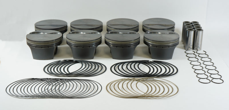 Mahle MS Piston Set Chevrolet LS1/2/6 5.3L 329ci 3.800in Bore 3.622in Stk 9.6:1 CR -2.1cc Set of 8-thumbmail-1
