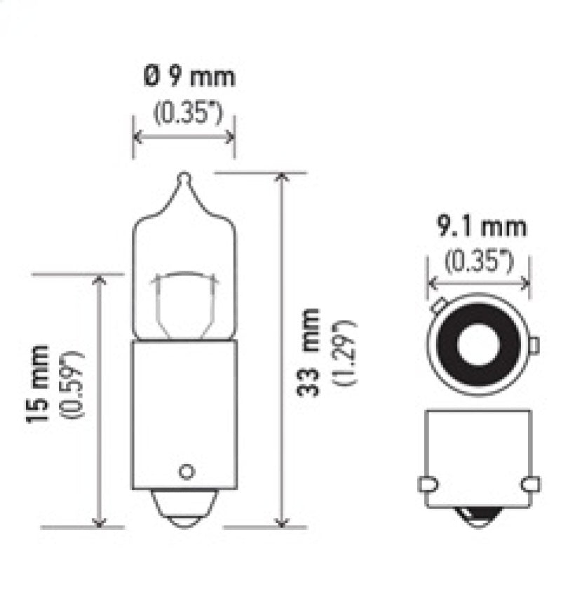 Hella Bulb H21W 12V 21W Bay9S T275-thumbmail-4