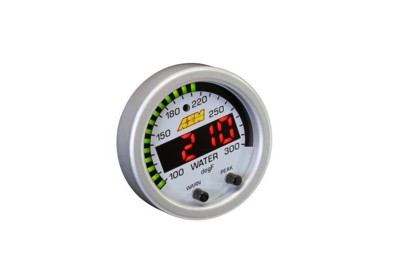 AEM X-Series Temperature 100-300F Gauge Kit (ONLY Black Bezel and Water Temp. Faceplate)-thumbmail-10