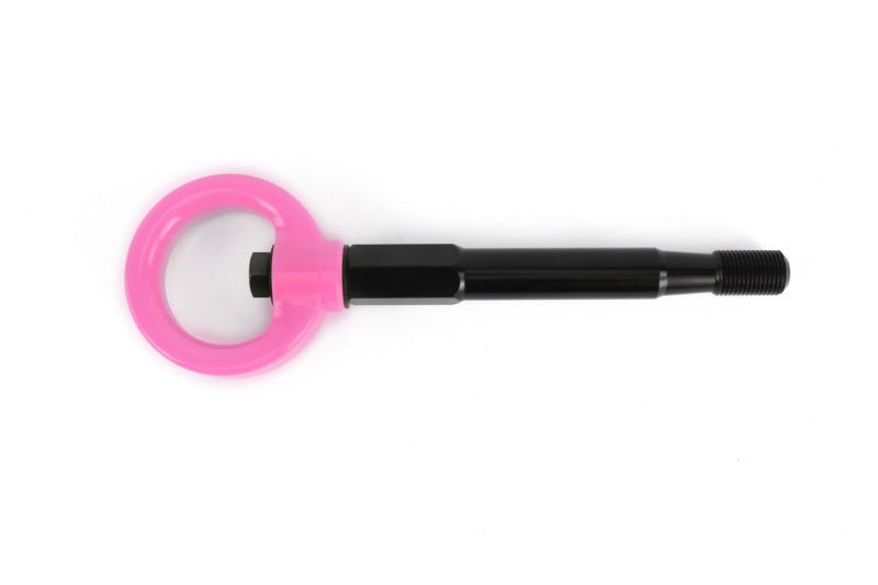Perrin 08-14 Subaru WRX/STI Hatchback Tow Hook Kit (Rear) - Hyper Pink-thumbmail-3