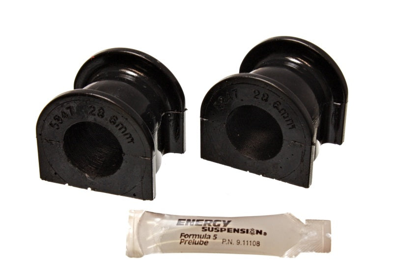 Energy Suspension 00-09 Honda S2000 Black 28.2mm Front Sway Bar Bushing Set-thumbmail-2