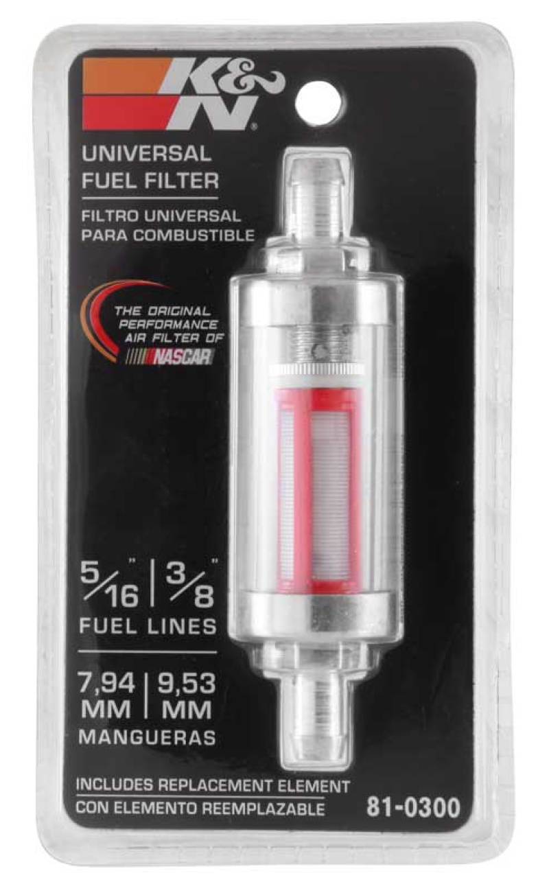 K&N 5/16in x 3/8in Universal Replacement In-Line Fuel Filter-thumbmail-4