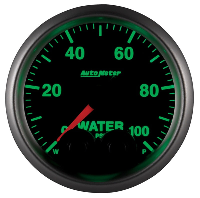 AutoMeter Gauge Water Press 2-1/16in. 100PSI Stepper Motor W/Peak & Warn Elite-thumbmail-4