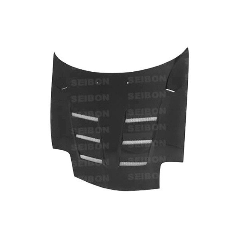 Seibon 93-02 Mazda RX7 FD3S TS Style Carbon Fiber Hood-thumbmail-3