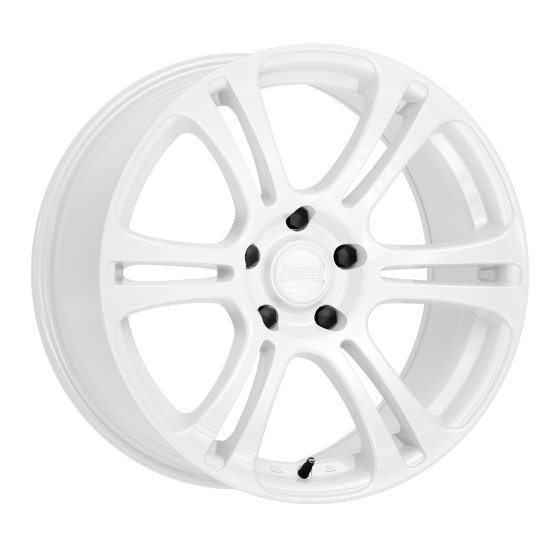 Kansei K16W Neo 18x9in / 5x120 BP / 22mm Offset / 72.56mm Bore - Gloss White Wheel-thumbmail-1