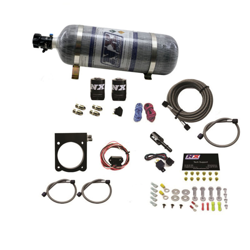 Nitrous Express Dodge 3.6L V6 Nitrous Plate Kit (50-200HP) w/12lb Bottle-thumbmail-1