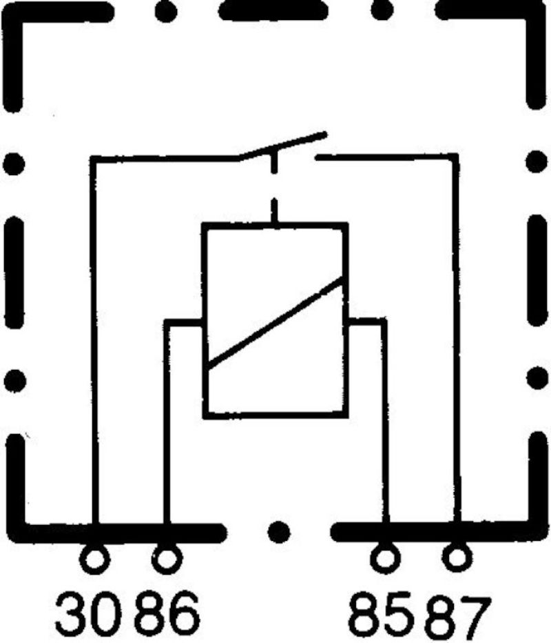 Hella Relay Mini Iso 4 Pole 12V Spst-thumbmail-3