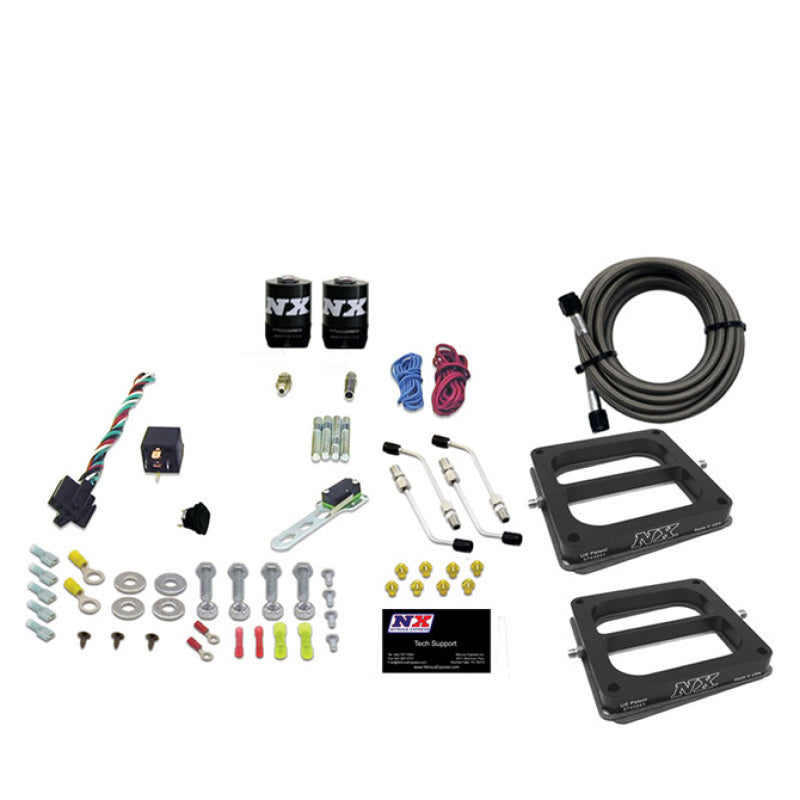 Nitrous Express Dual Dom/Alc Nitrous Kit (100-500HP) w/o Bottle-thumbmail-2