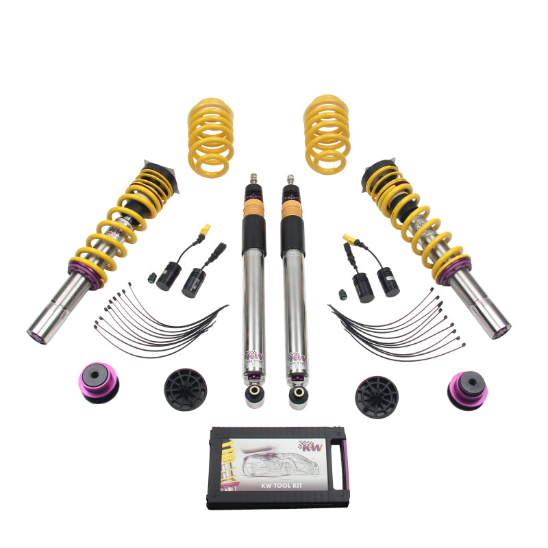 KW Coilover Kit V3 2017+ Audi A4 (B9) Sedan 2wd w/ Electronic Dampers-thumbmail-4