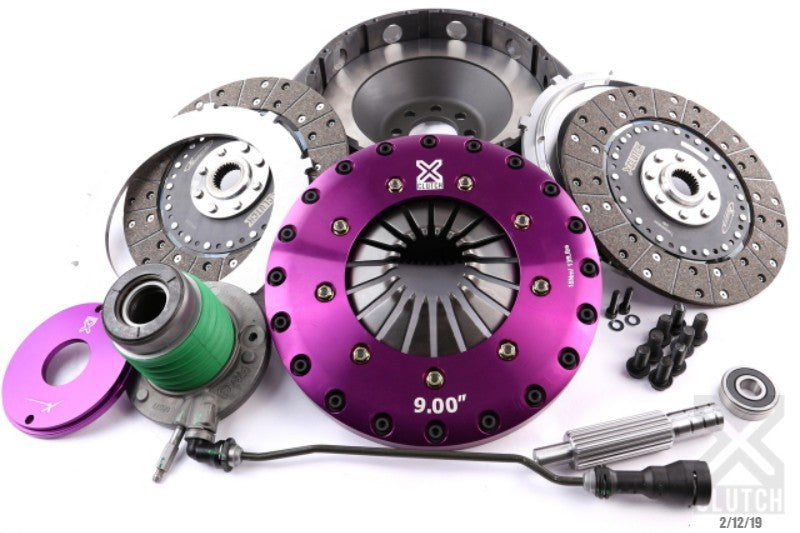 XClutch 14-19 Chevrolet Corvette 6.2L 9in Twin Solid Organic Clutch Kit-thumbmail-1