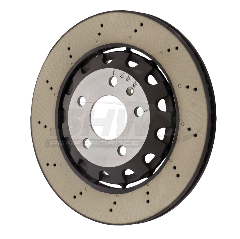 SHW 18-20 Audi RS5 2.9L (Excl Ceramic Brakes) Rear Smooth Lightweight Brake Rotor-thumbmail-1