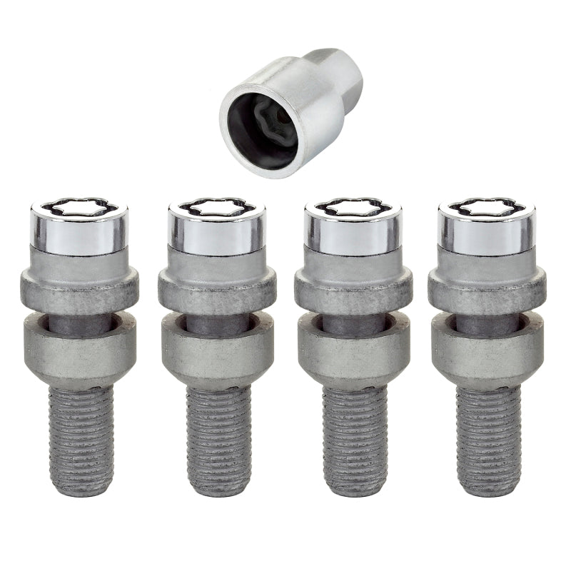 McGard Wheel Lock Bolt Set - 4pk. (Radius Seat) M14X1.5 / 17mm Hex / 28.2mm Shank Length - Chrome-thumbmail-7