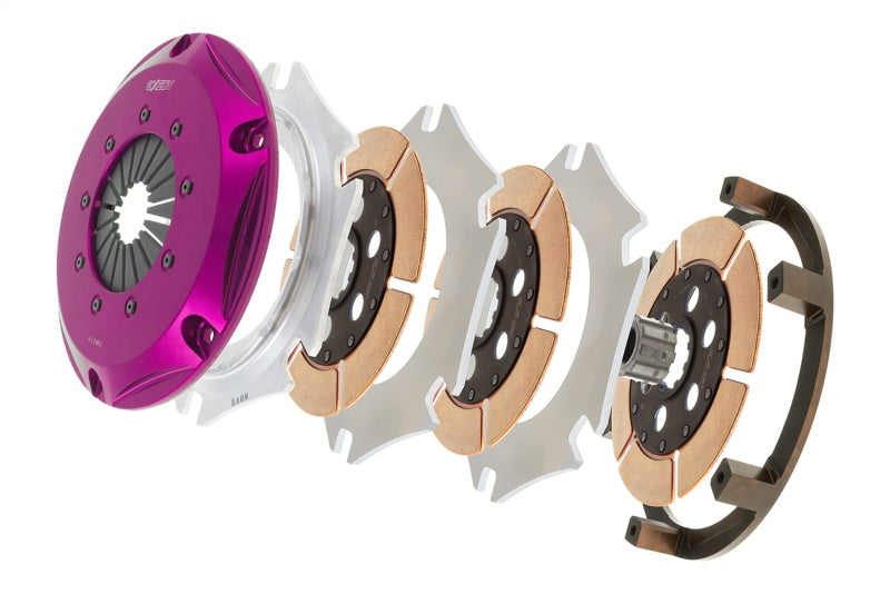 Exedy Universal Builder Series Triple Metallic Clutch Does NOT Incl FW Req. Custom Clutch Actuation-thumbmail-4