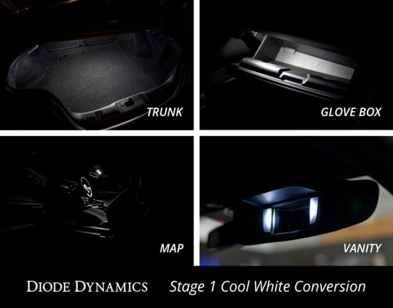 Diode Dynamics Mustang Interior Light Kit 15-17 Mustang Stage 1 - Blue