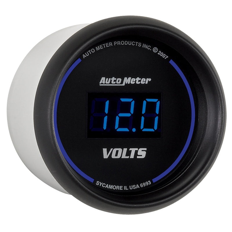 Autometer Cobalt Digital 52.4mm Black Voltmeter-thumbmail-3