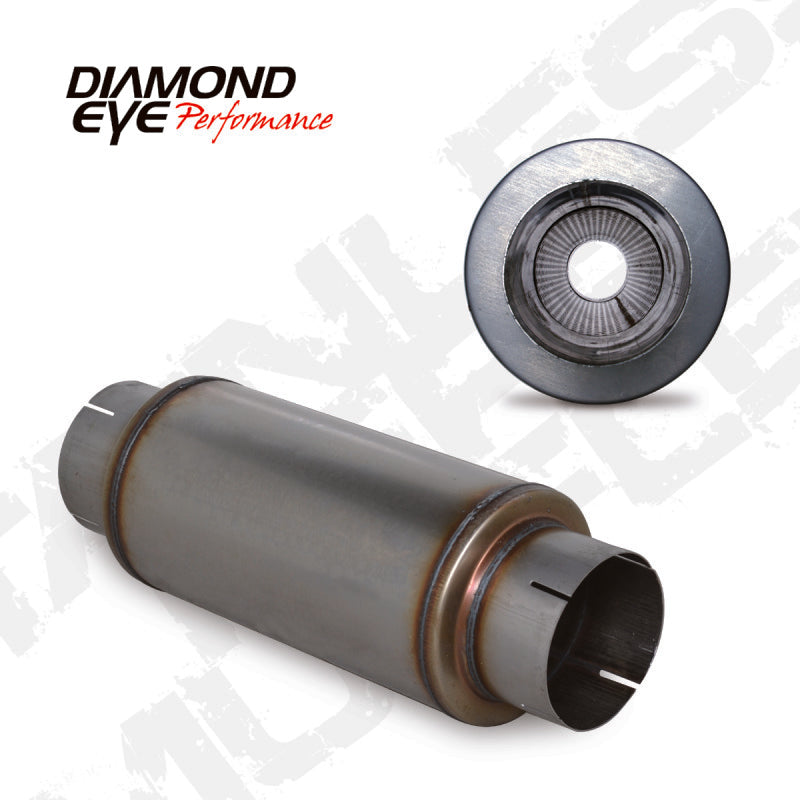 Diamond Eye MFLR 5inID SGL IN/SGL OUT 7inDIA X 14in BODY 20in LENGTH PERF SLOTTED ENDS 409 SS-thumbmail-1