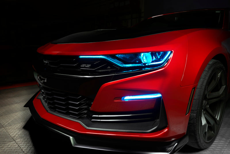 Oracle 19-21 Chevy Camaro SS/RS RGBW+A Headlight DRL Upgrade Kit - ColorSHIFT-thumbmail-10
