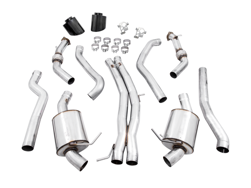 AWE Tuning Audi B9.5 RS 5 Coupe Non-Resonated Touring Edition Exhaust - RS-Style Diamond Black Tips-thumbmail-6