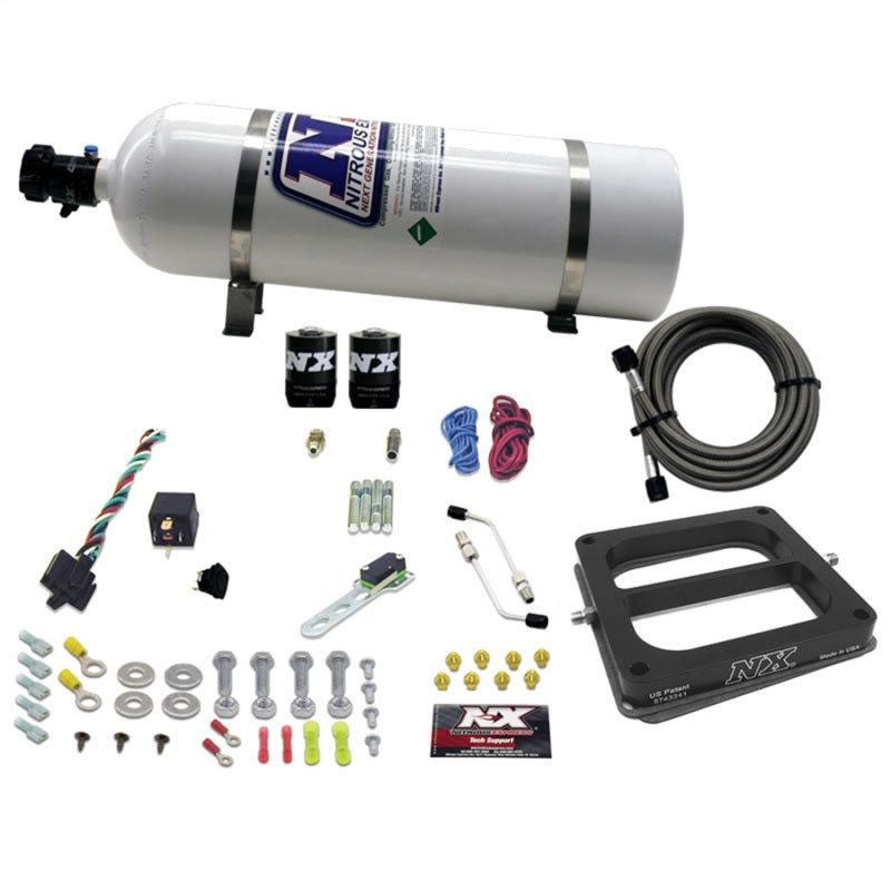 Nitrous Express Dominator/Gasoline Nitrous Kit (50-300HP) w/15lb Bottle-thumbmail-2