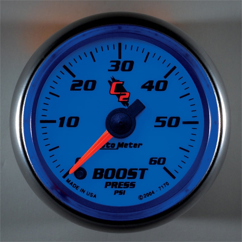 AutoMeter Gauge Boost 2-1/16in. 60PSI Digital Stepper Motor C2-thumbmail-3