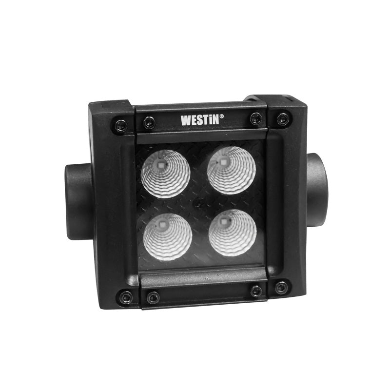 Westin B-FORCE LED Light Bar Double Row 2 inch Flood w/3W Cree - Black-thumbmail-2