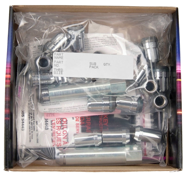 McGard SplineDrive Tuner 4 Lug Install Kit w/Locks & Tool (Cone) M12X1.5 / 13/16 Hex - Chrome-thumbmail-6