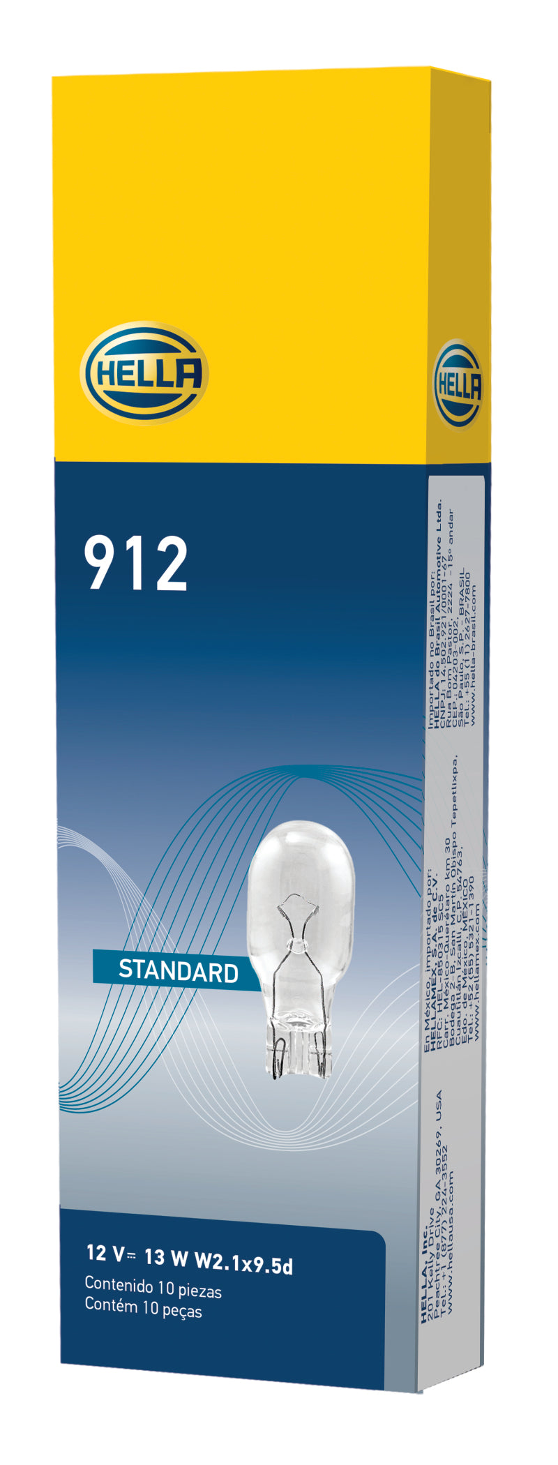 Hella Bulb 912 12V 13W W2.1X9.5d T5-thumbmail-4