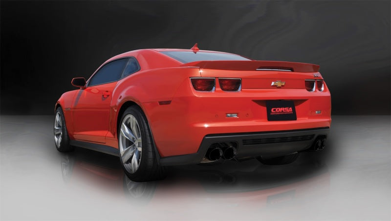 Corsa 12-13 Chevrolet Camaro Coupe ZL1 6.2L V8 Black Sport Cat-Back + XO Exhaust-thumbmail-4