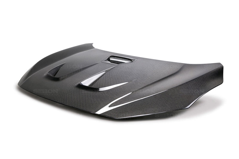 Seibon 2016-2017 Honda Civic Coupe/Sedan/Hatchback MR-Style Carbon Fiber Hood-thumbmail-3
