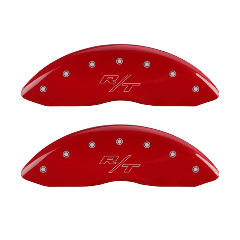 MGP 4 Caliper Covers Engraved Front & Rear Vintage Style/RT Red finish silver ch-thumbmail-2