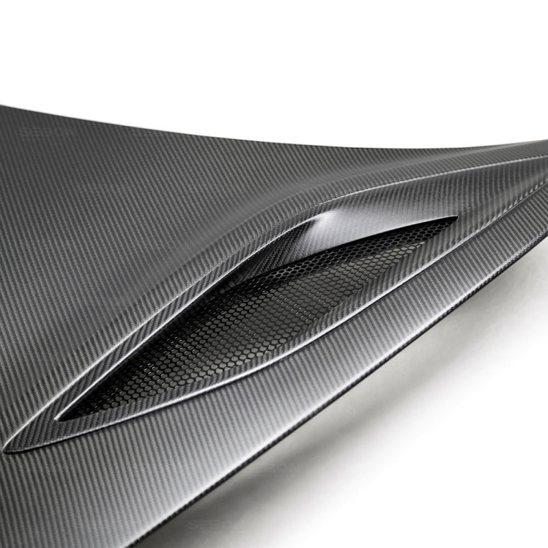 Seibon 17-18 Acura NSX OEM-style Dry Carbon Hood-thumbmail-5