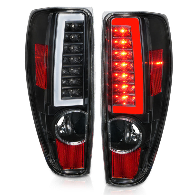 ANZO 2004-2012 Chevrolet Colorado/ GMC Canyon LED Tail Lights w/ Light Bar Black Housing-thumbmail-6
