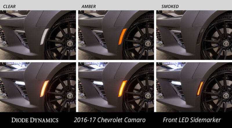 Diode Dynamics 16-21 Chevrolet Camaro LED Sidemarkers Smoked (set)-thumbmail-5