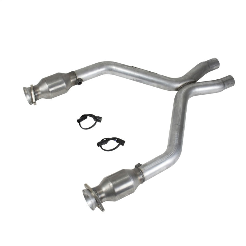 BBK 11-14 Mustang 3.7 V6 Short Mid X Pipe With Catalytic Converters 2-1/2 For BBK Long Tube Headers-thumbmail-3